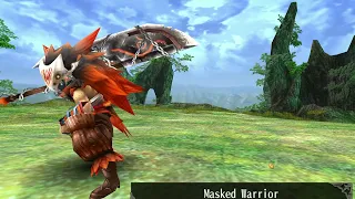 Toram Online Magic Warrior level 100 Vs Masked Warrior normal difficulty