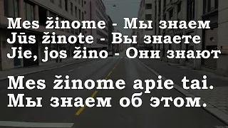 Урок 00220. Повторение уроков. Pamokų kartojimas. Уроки с 00211 по 00219. Уроки литовского языка.