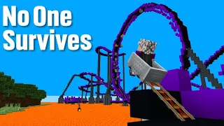 I Built Minecraft's Deadliest Roller Coaster