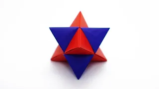 ORIGAMI STELLATED OCTAHEDRON (Jo Nakashima) - Deltahedron