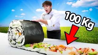 Udělal Jsem Největší Sushi Na Světě!