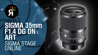 SIGMA 35mm F1.4 DG DN Art для E- и L-mount | Sigma Stage Online 25/03 на русском языке