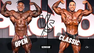 Tonio Burton (OPEN) VS Michael Daboul (CLASSIC) Physique Comparison at New York Pro 2023