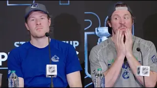 JT Miller And Brock On Game 3 Victory