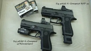 Sig Sauer p320 X-Compact with Romeo1Pro vs p320 X-Compact RXP (3 Differences)