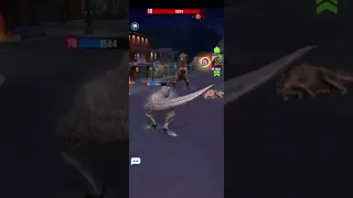 GLYPTOCERAS BOSS RAID vs 2 Rexy + Entelochops + Paramoloch - Jurassic World Alive