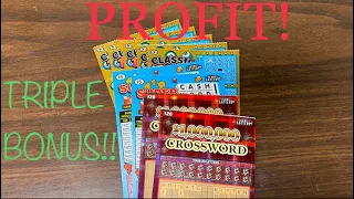 LOOK WHAT WE FOUND! ALL THE BONUSES $60 CROSSWORD TEXAS LOTTERY SCRATCH OFF JACKPOT JOURNEY