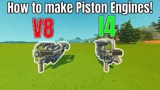 How to properly make Piston Engines in Scrap Mechanic 2023