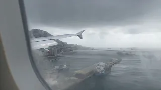 British Airways landing in Gibraltar A320