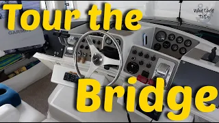 1999 Carver 504 Motor Yacht Boat Tour: The Bridge | What Yacht To Do