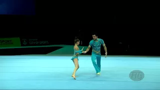 Azerbaijan 2 (AZE) - 2018 Acrobatic Worlds, Antwerpen (BEL) - Combined  Mixed Pair