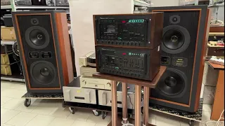 VINTAGE KIT:  TANOY KINGDOM 15 + DENON DP-S1 + MARANTZ D-1 + EXCLUSIVE C-7 + NAKAMICHI 1000 ZXL