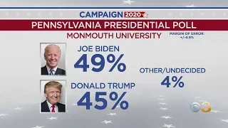Biden Holds Slim Lead Over Trump In Pennsylvania, Poll Shows