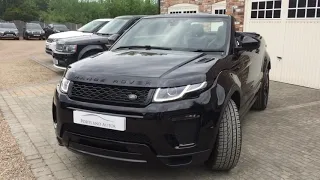 LAND ROVER RANGE ROVER EVOQUE CONVERTIBLE TD4 HSE DYNAMIC FOR SALE IN SANTORINI BLACK METALLIC