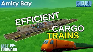 Efficient Cargo Trains: The Backbone of Industry in Cities Skylines!