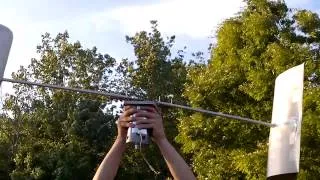 Udmonn's Darrieus Wind Turbine and Helical / VAWT Wind Test #2