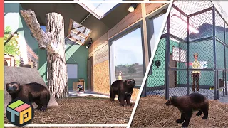 Maximum Detail Tiny Space!!! | Wolverine Habitat | Tiguidou Zoo | Planet Zoo