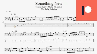 The Babe Rainbow - Something New (bass tab)