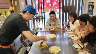Hiroshima Style Okonomiyaki Master from Barcelona!