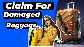 How To Claim For Damaged Baggage and Get New Baggage from Airline | Damage Property Report