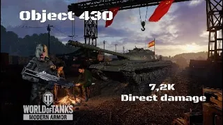 Object 430 in Paso De Dukla:7,2K direct damage :Wot console - World of Tanks
