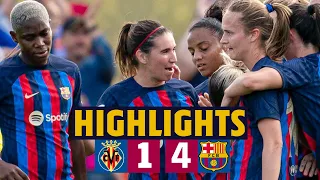 ⚽️💥 VILLARREAL 1 - 4 BARÇA WOMEN - Liga Iberdrola 💥