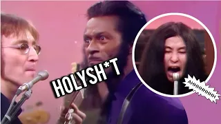 Chuck Berry Reaction Heard Yoko Ono Scream Singing For The First Time | Chuck Berry Ft The Beatles