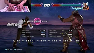 How I use my hitbox for tekken