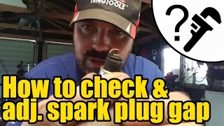 How to check & adjust a spark plug gap #1933