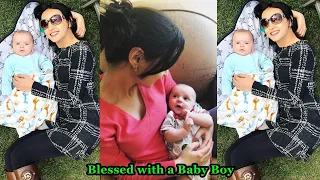 Television Actress Sanaya Irani finally Blessed with a Cute BABY BOY | First Look of her Baby Boy