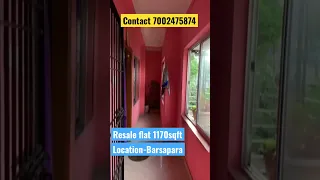 Resale flat 1170sqft at a reasonable rate | Near Barsapara cricket stadium | 7002475874
