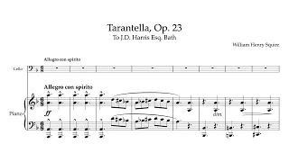 Tarantella, Op. 23 by William Henry Squire (Piano Accompaniment)