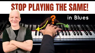 Breaking Your BLUES PIANO ROUTINES: How To Improvise Creatively
