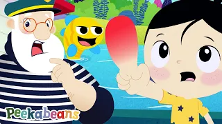 Once I Caught a Fish Alive Song 🐟🐟| Kids Songs & Nursery Rhymes with Peekabeans
