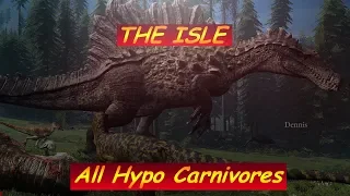 The Isle: HYPO Giga, Spino, Carno and Rex killing everything on our server!
