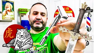 💈🧧Тигриный взгляд на предстоящий год. Юркая бритва с японским клинком 👍😜🔥🔥🔥