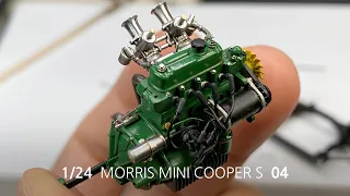 MORRIS MINI COOPER S 1/24 TAMIYA- part 4