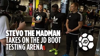 Stevo The Madman Takes On adidas Speed of Light Boots In The JD Boot Testing Arena