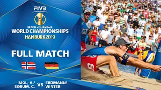 Mol/Sorum vs. Erdmann/Winter - Full Match | Beach Volleyball World Champs Hamburg 2019