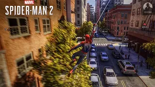 Spider-Man 2 - Immersive Free Roam Gameplay - No Swing Assist