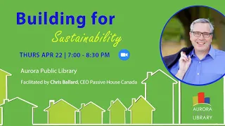 Building for Sustainability, April 22 2021