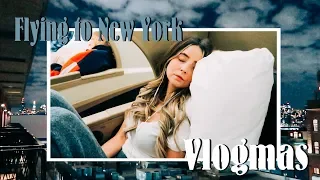 Flying to New York | VLOGMAS