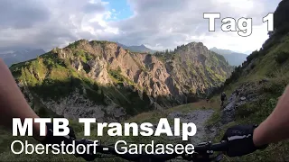 MTB TransAlp 2020 Tag 1 | Oberstdorf-Klösterle, Schrofenpass | +GPX