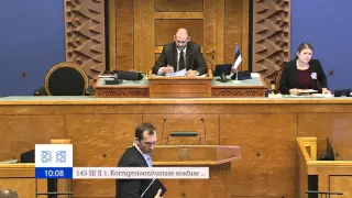 Riigikogu istung, 8. märts 2016