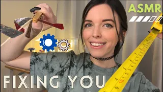 Fixing You! (ASMR)🤖Pulling Out/Removal | Soft Spoken, Personal Attention RP, Measuring You, Tools