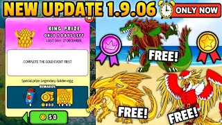 Free Goldonyx & Crocynos & Fenixaro 😱 | Dynamons World New Update 1.9.07 🤩 |