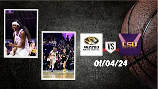 FULL GAME : Missouri vs LSU - January 4, 2024 | mochilovebasket