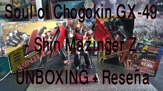 Soul of Chogokin GX-49 Shin Mazinger Z - UNBOXING + Reseña