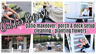 *NEW* PATIO MAKEOVER OUTDOOR REFRESH PATIO DECK FRONT PORCH CLEANING DECOR GARDENING TIFFANI BEASTON