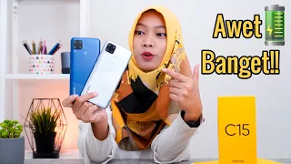 HP Ini Keterlaluan Baterainya! realme C15 Review Indonesia | baterai super besar 6.000mAh